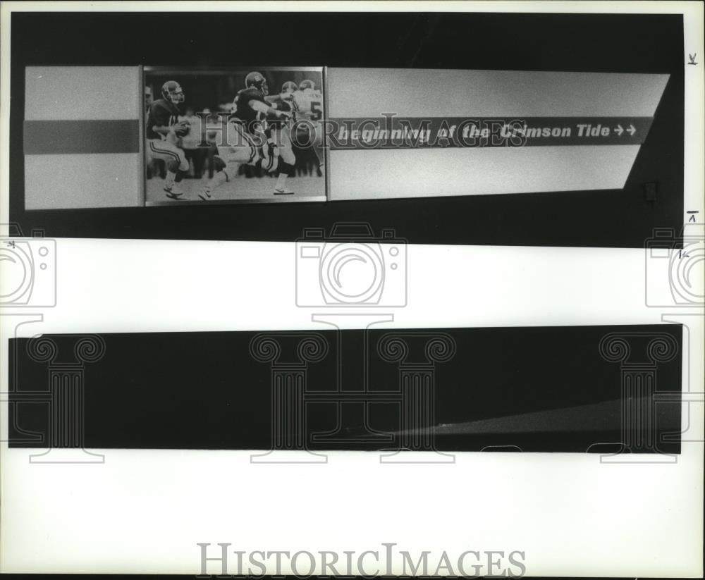 Press Photo Inside the Paul W. Bryant Museum of University of Alabama Sports - Historic Images