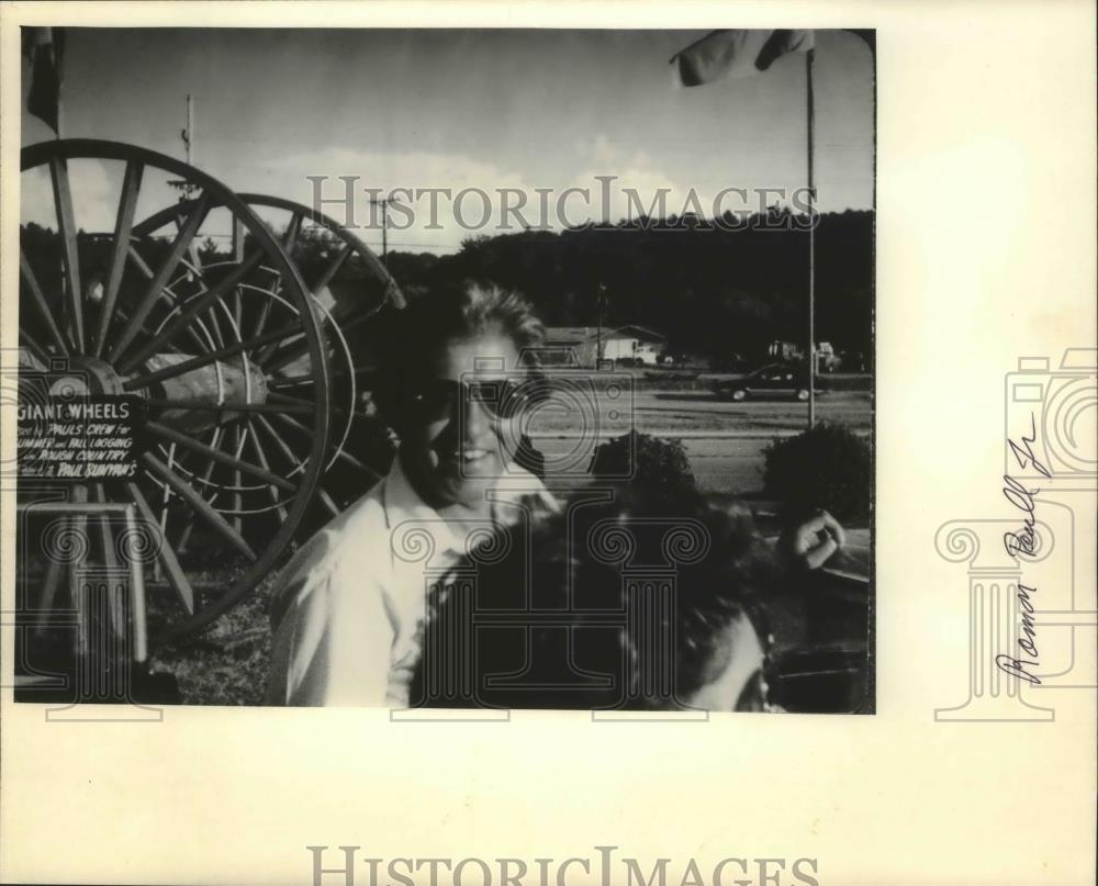 1986 Press Photo Pilot Ramon Paull&#39;s plane crashed near Palm Beach, Florida - Historic Images