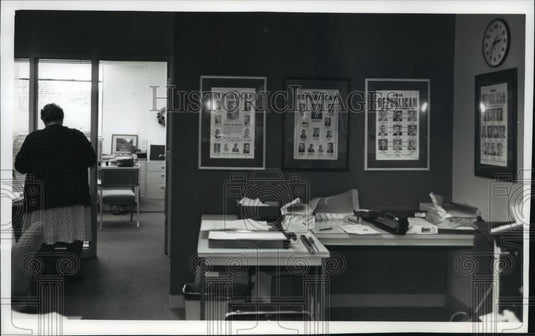 1992 Press Photo Washington County courthouse Vote Republican Posters - Historic Images
