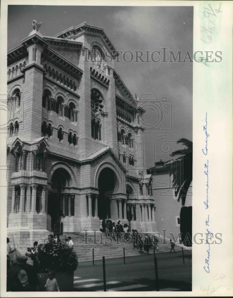 1984 Press Photo Cathedral of St, Nicholas Monoco - mjb52275 - Historic Images