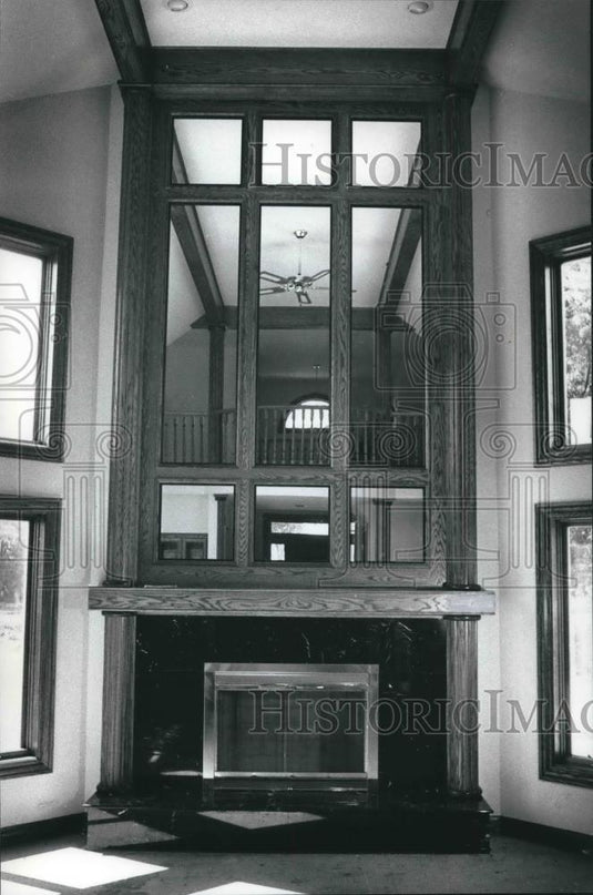 1989 Press Photo Barenz Builders home design for Wisconsin Parade of Homes tour - Historic Images