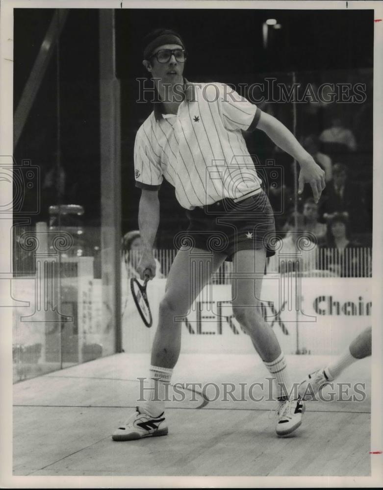 Press Photo Mark Talbot Squash - cvb54281 - Historic Images