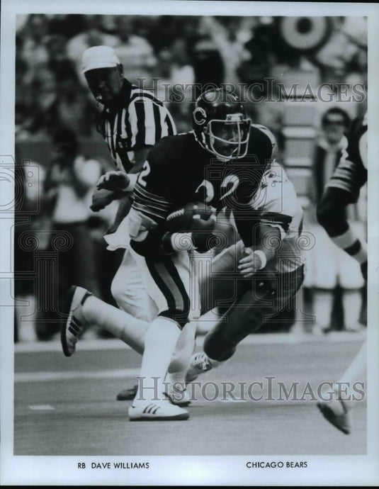 Press Photo RB Dave Williams, Chicago Bears - cvb62929 - Historic Images