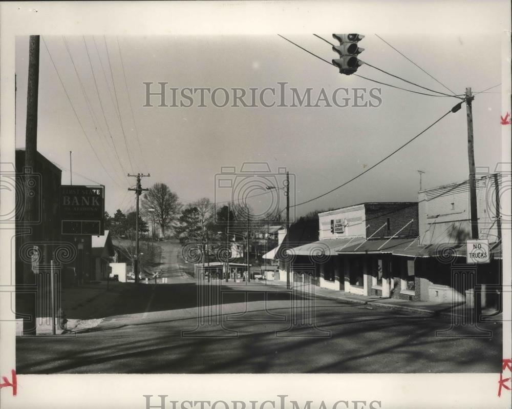 1987 Press Photo Main Street of Altoon, Alabama - abna07640 - Historic Images