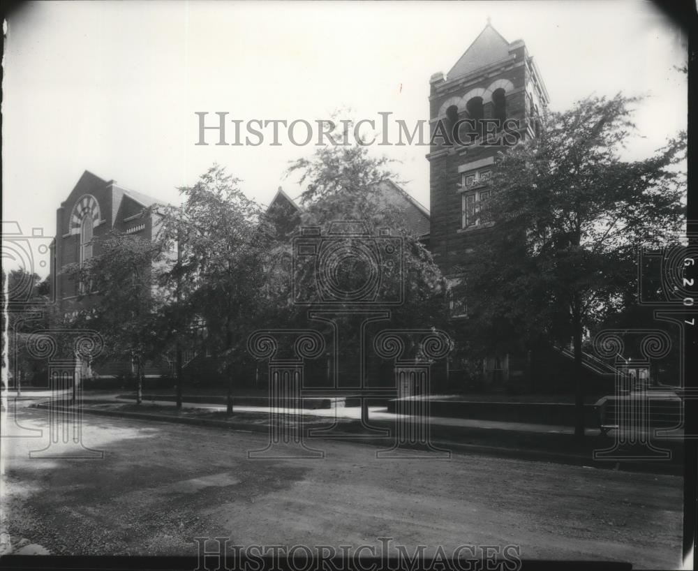 Press Photo Alabama-East Lake Methodist Church building in Birmingham. - Historic Images