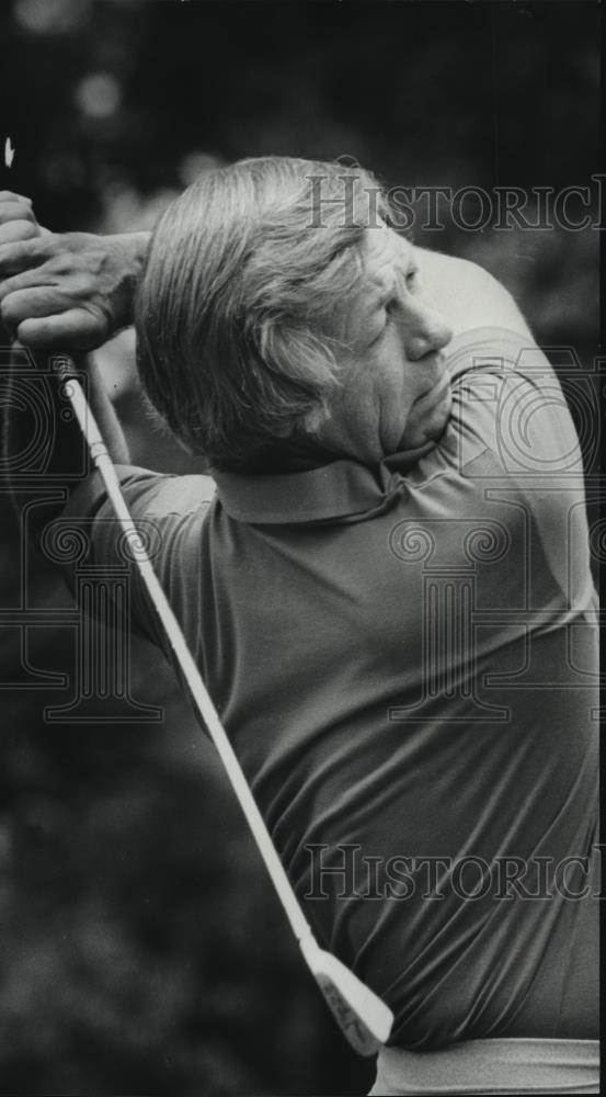 1976 Press Photo Inverness Golf Tournament Leader Don Grimmett In First Round - Historic Images