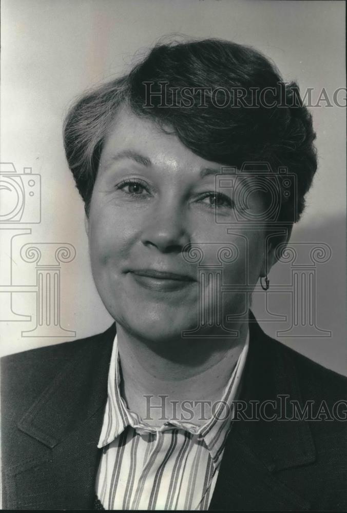 1984 Press Photo Peg Miota, therapist, Milwaukee Psychiatric Hospital Wauwatosa - Historic Images