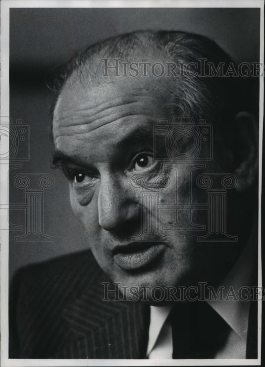 Press Photo Avraham Harman, President of Hebrew University of Jerusalem - Historic Images