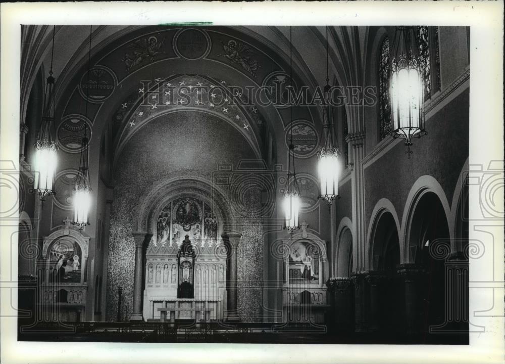 1984 Press Photo Newly renovated main church, Holy Hill - mjb56247 - Historic Images