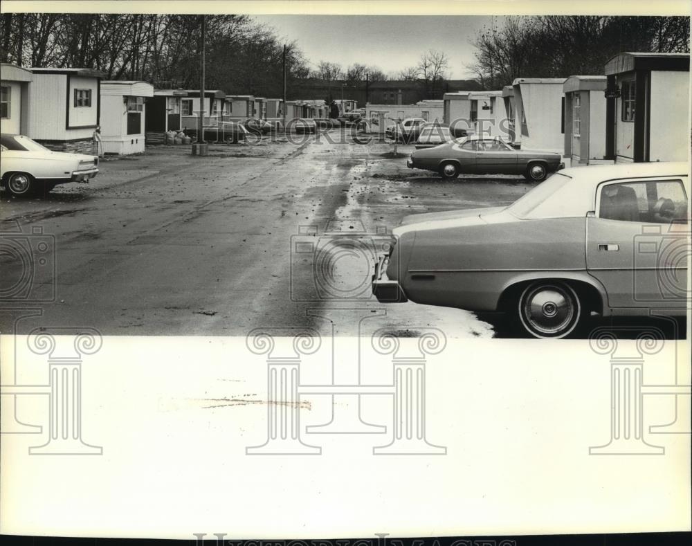 1979 Press Photo Mobile Homes at Franklin Mobile Estates in Wisconsin - Historic Images