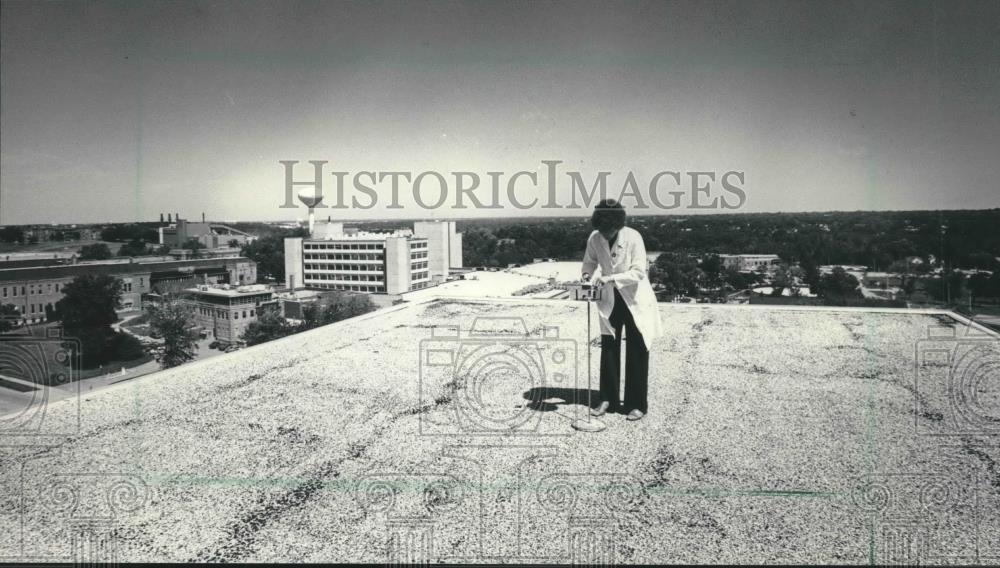 1984 Press Photo Marlene Morouse Arne at Milwaukee County Medical Complex - Historic Images