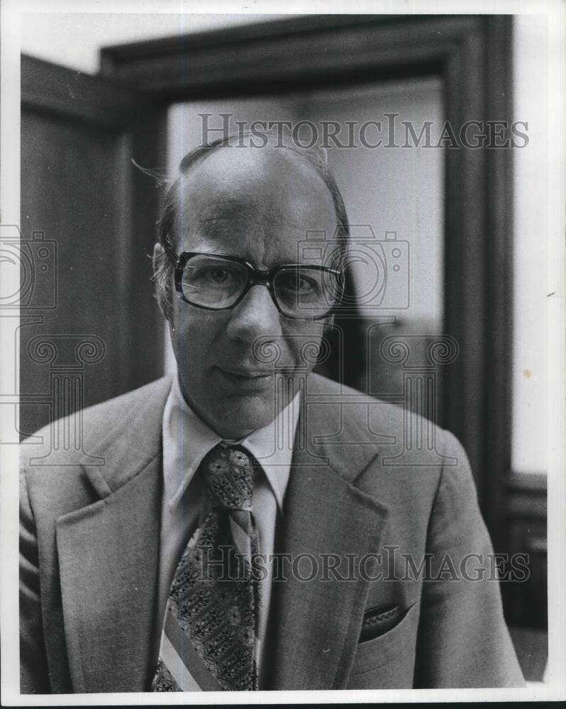 1977 Press Photo Fred A Risser Wisconsin State Senate at opening of legislature - Historic Images