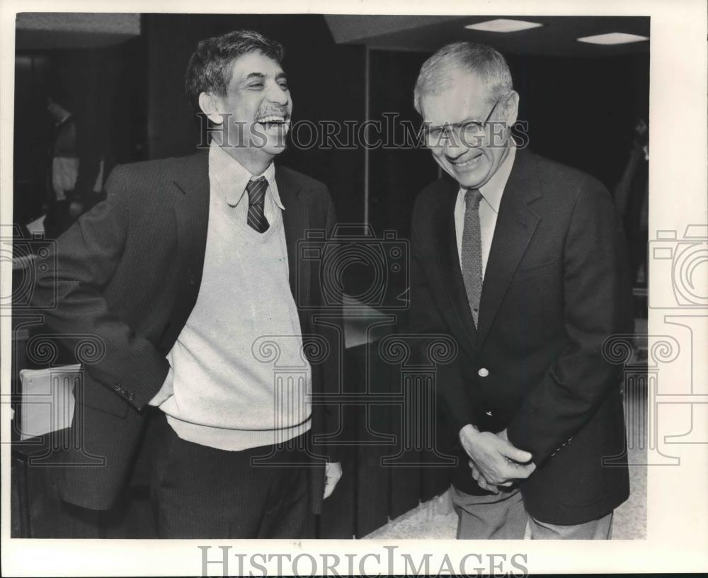 1996 Press Photo Wisconsin Candidates Richard Hernandez (left) and Paul Vrakas - Historic Images