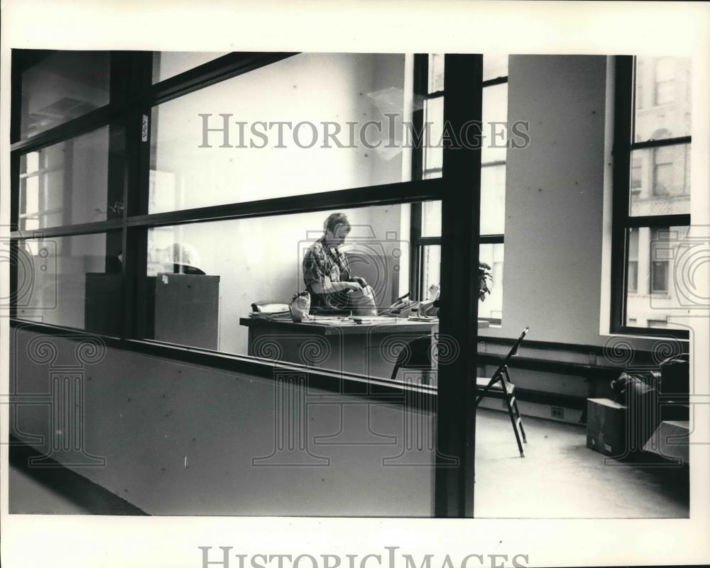 1987 Press Photo Sara O&#39;Connor, managing director, Milwaukee, WI, representative - Historic Images