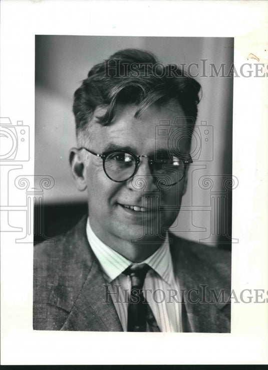 1992 Press Photo Gary Hollander, Clinical Psychologist at Sinai Medical Center - Historic Images