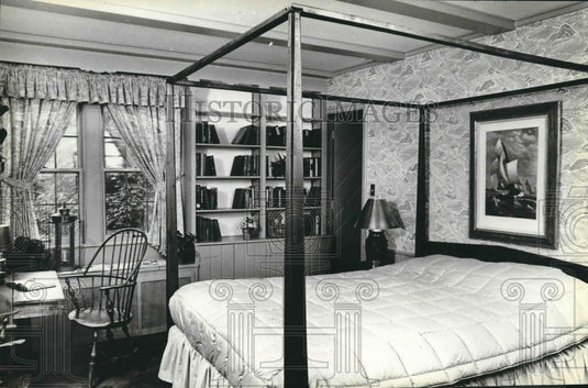 1981 Press Photo One of five bedrooms in this Symphony Showhouse, Milwaukee - Historic Images
