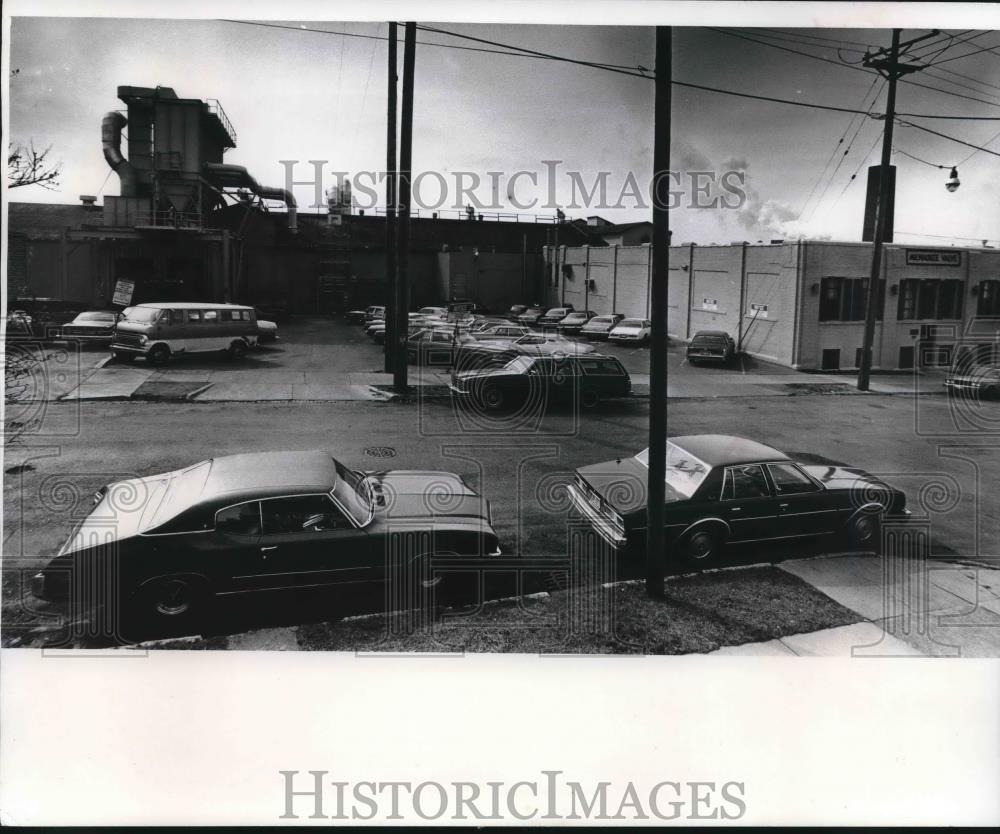1979 Press Photo Exterior view, Milwaukee Valve Co, S. Burrell St., noisy - Historic Images