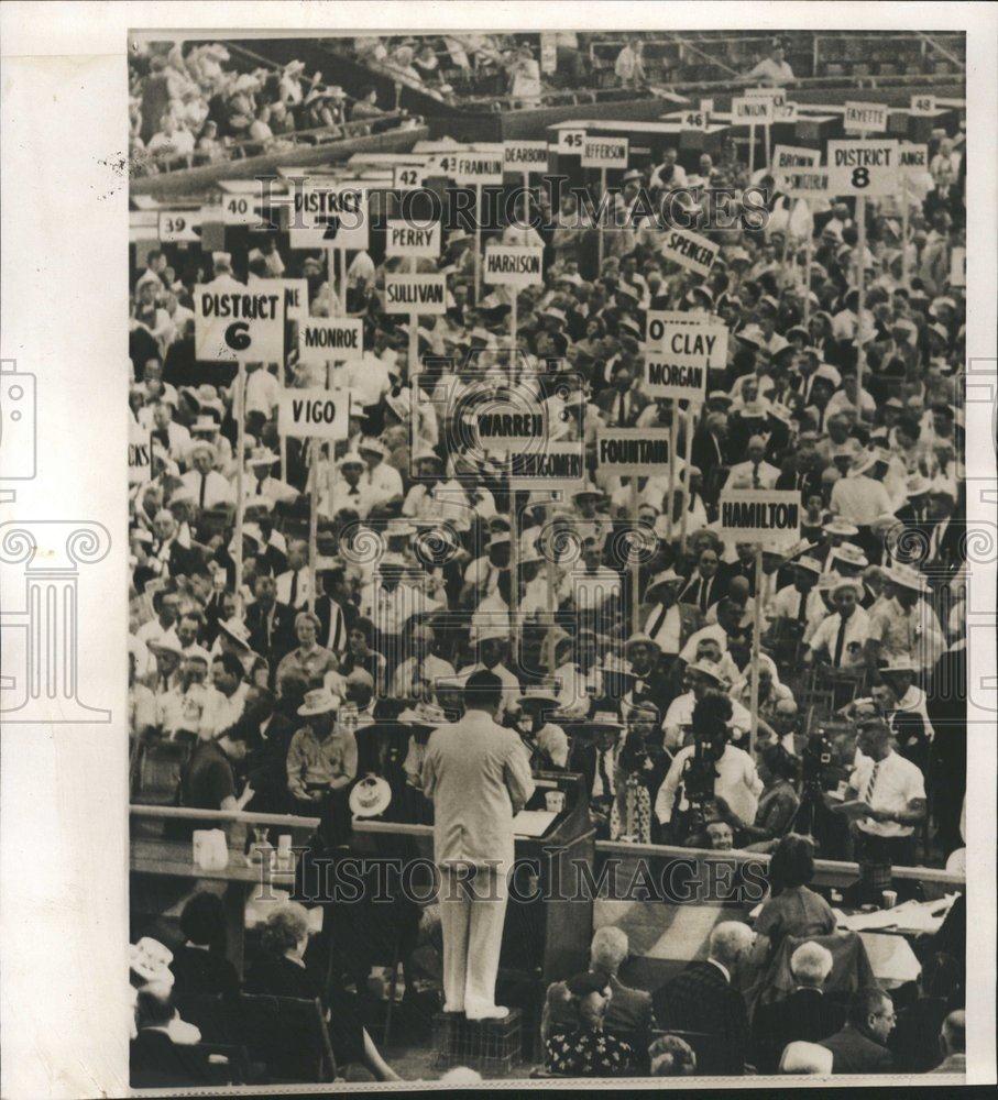 1962 Press Photo Democratic Party Politics Indiana - RRV69337 - Historic Images