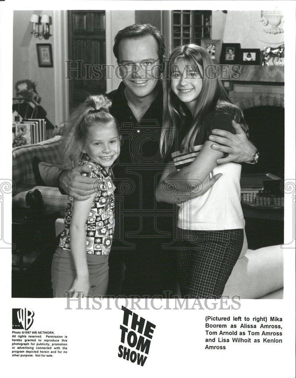 1997 Press Photo Tom Arnold Mika Boorem The Tom Show   RRV70599