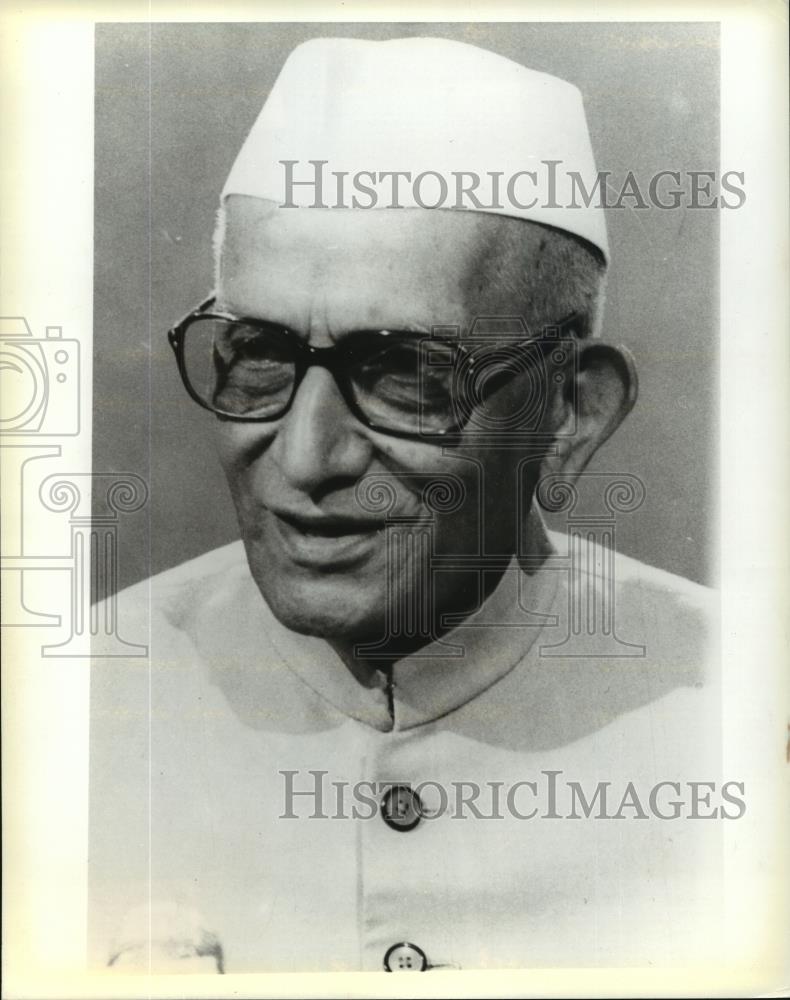 1979 Press Photo Morarji Desai, Indian politician - mja94648 - Historic Images