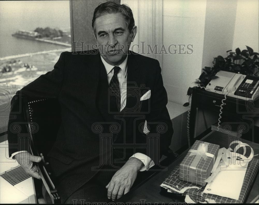 1987 Press Photo Belgian Ambassador Herman Dehennin - mja95807 - Historic Images