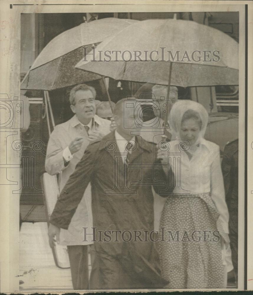 1973 Press Photo President And Mrs. Richard Nixon - RRV32951 - Historic Images