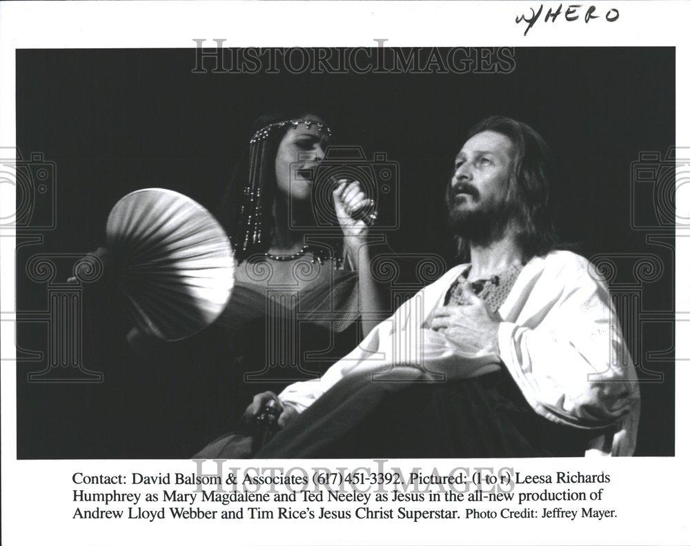 1993 Press Photo Leesa Richards Ted Neeley David Balsom - RRV58501 - Historic Images