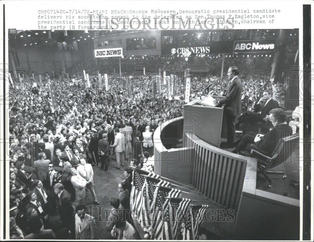 1972 Press Photo George McGovern - RRV73291 - Historic Images