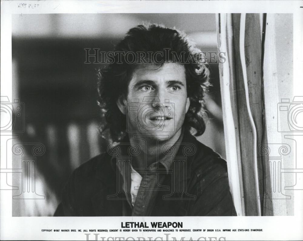 1992 Press Photo Mel Gibson Actor Lethal Weapon - RRV16831 - Historic Images