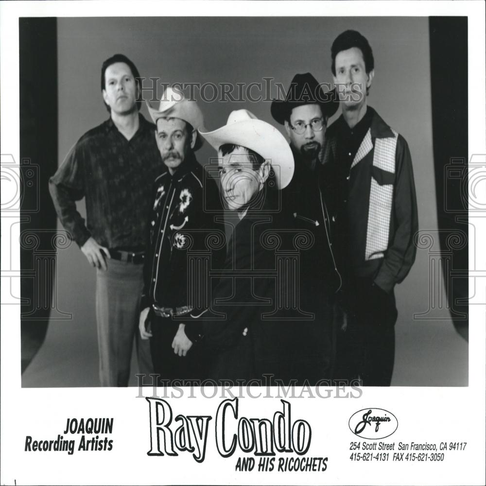 1998 Press Photo Ray Condo &amp; His Ricochets Rockabilly - RRV26447 - Historic Images