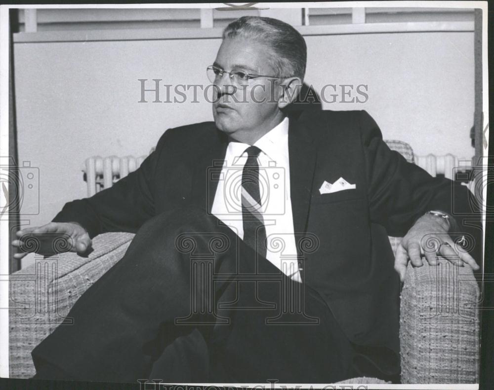 1967 Press Photo Robben Fleming/Univ. Mich .President - RRV36339 - Historic Images