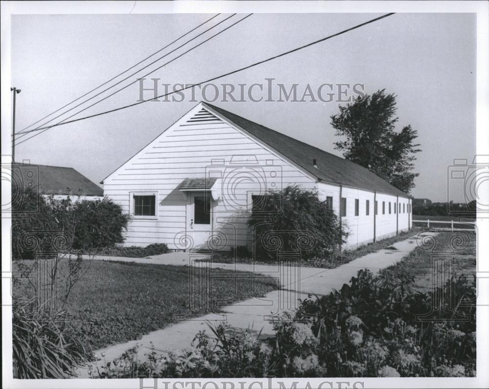 1961 Press Photo poultry house formerly classroom - RRV02405 - Historic Images