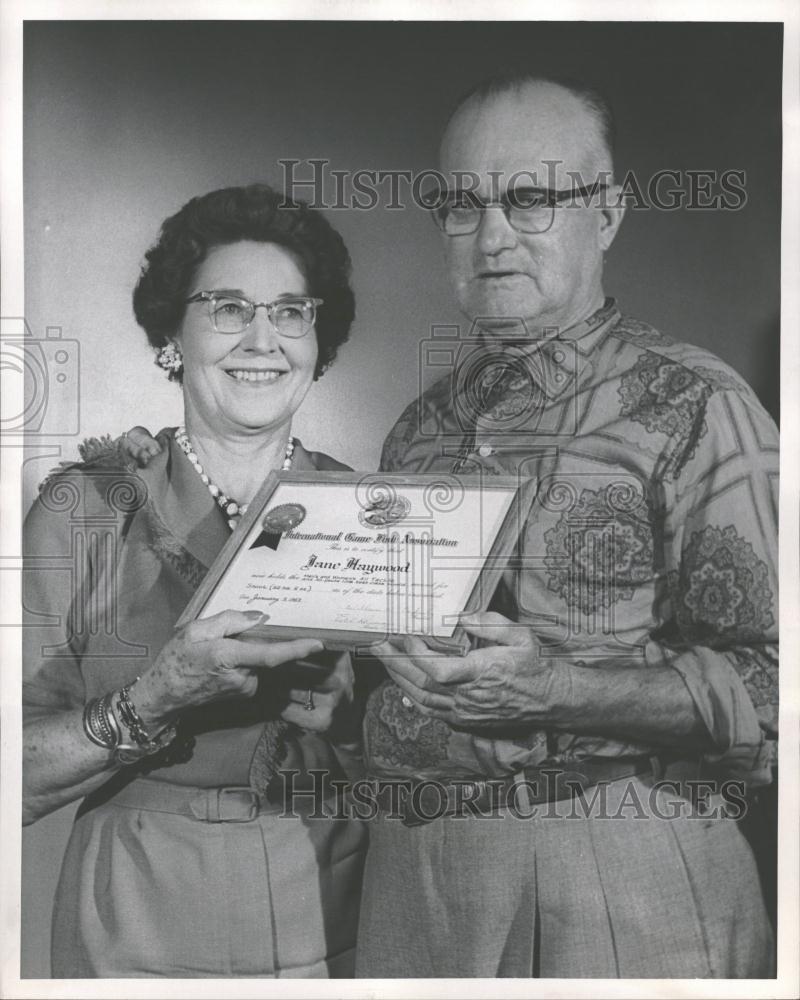 1963 Press Photo Mr &amp; Mrs Jim Haywood - RRV32765 - Historic Images