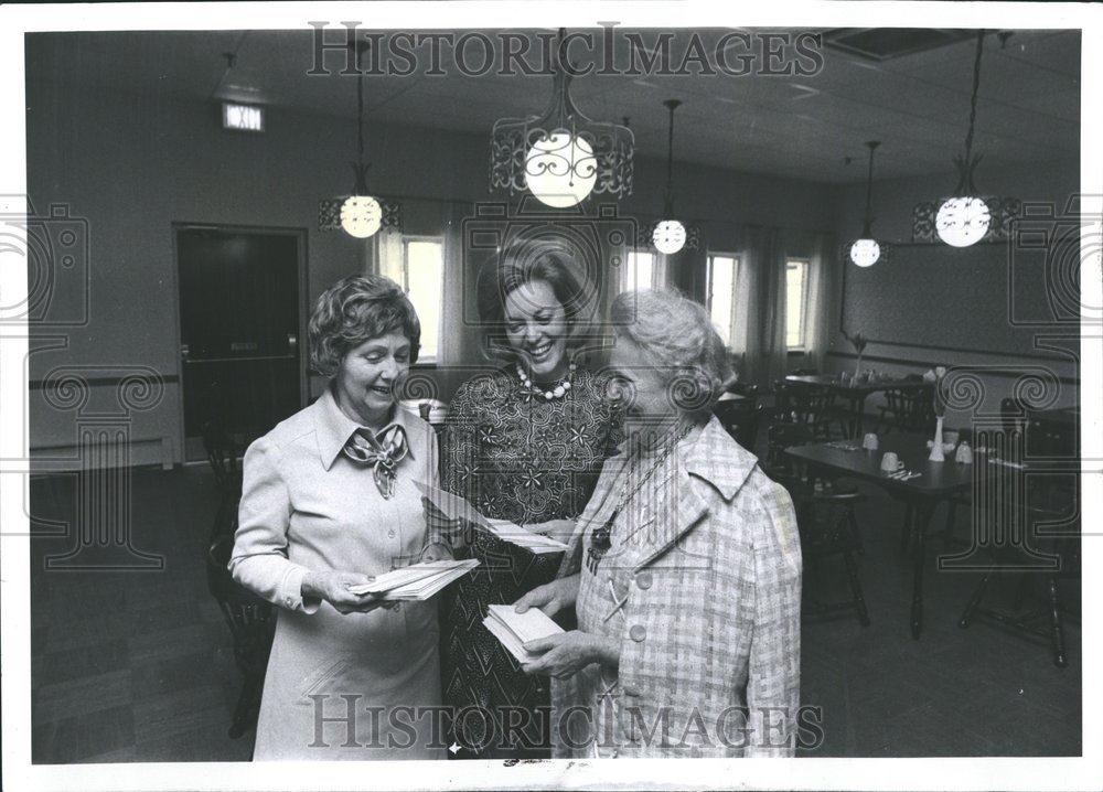 1973 Press Photo Harry Dunn John Rickel George Center - RRV72227 - Historic Images