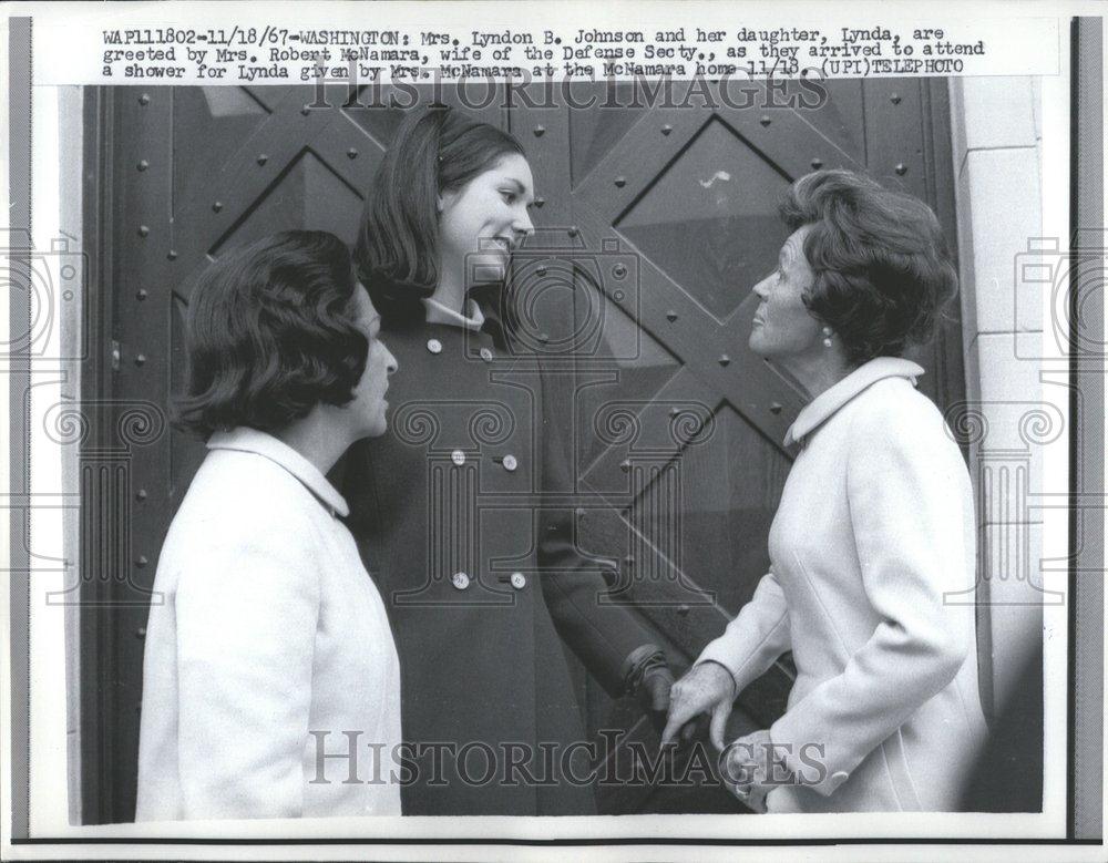 1967 Press Photo Lynda Lyndon Johnson Daughter Defense - RRV58975 - Historic Images