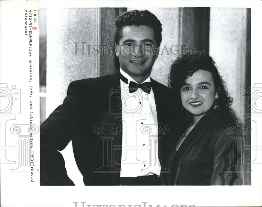 1991 Press Photo Leticia Maria Medina English Actress - RRV18001 - Historic Images