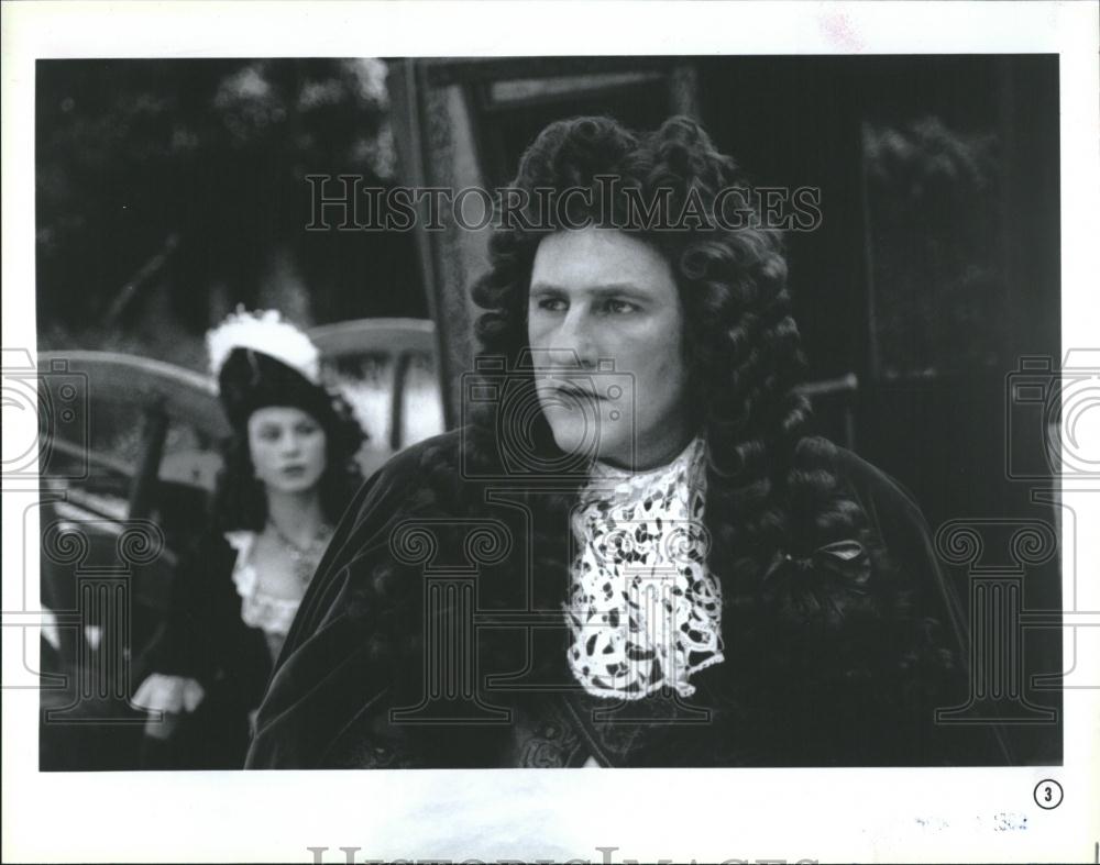 1993 Press Photo Gerard Depardieu Actor Film Marker - RRV17155 - Historic Images