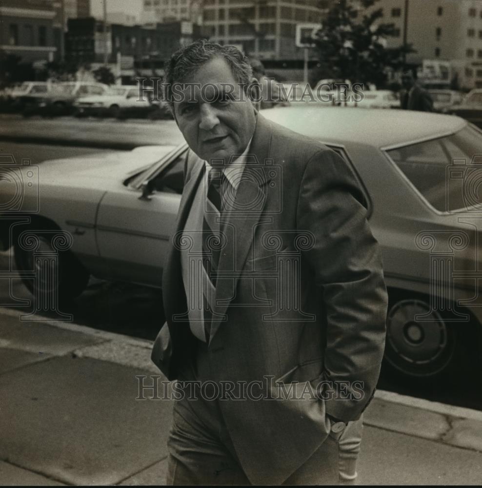 1983 Press Photo Gambler Sam Anselmo Fiorella, Alabama - abna09344 - Historic Images