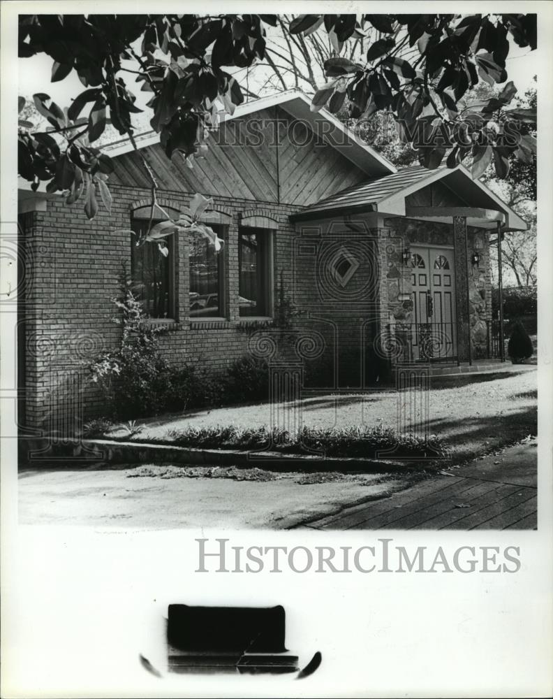 1979 Press Photo Alabama-Home on Ridgeway Drive in Fairfield. - abna09435 - Historic Images