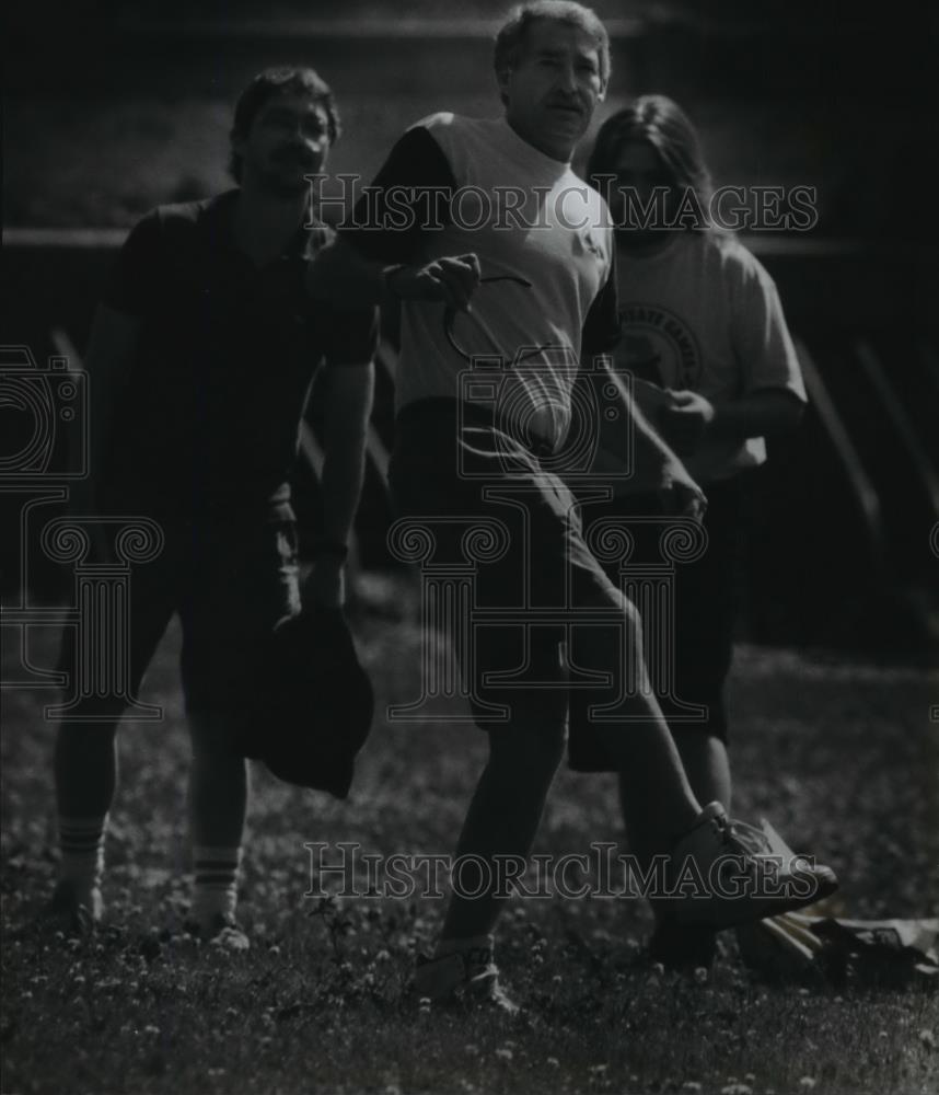 1994 Press Photo Rich Martin during Badger State Games at Elver Park in Madison - Historic Images