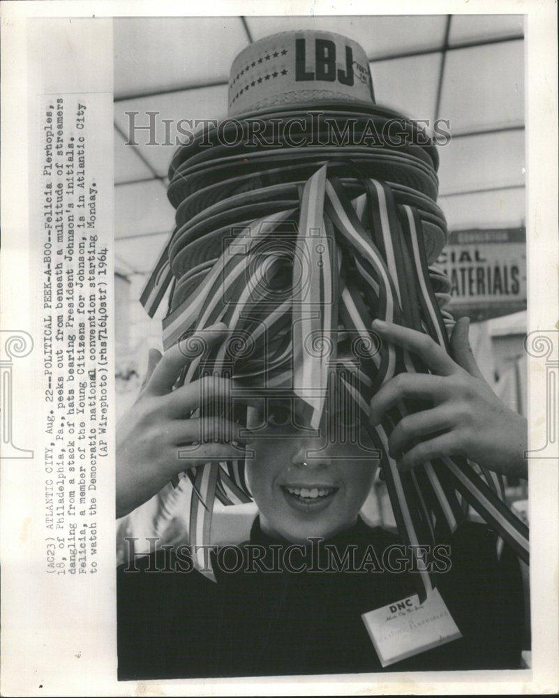 1964 Press Photo Democratic National Convention Chicago - RRV70035 - Historic Images