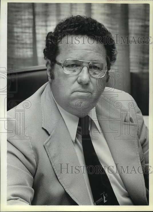 1979 Press Photo Mayor of Manitowoc Wisconsin, Anthony V. Dufek - mja96699 - Historic Images