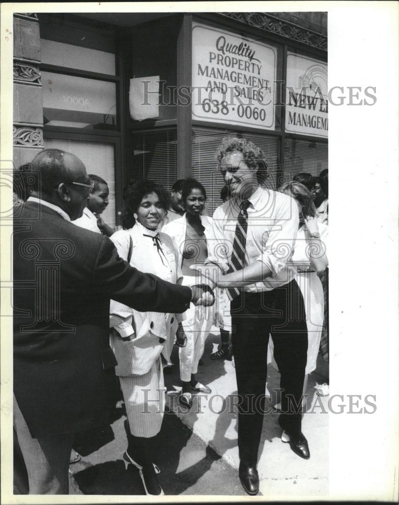 1988 Press Photo Congressman Joseph Kennedy Chicago - RRV15479 - Historic Images