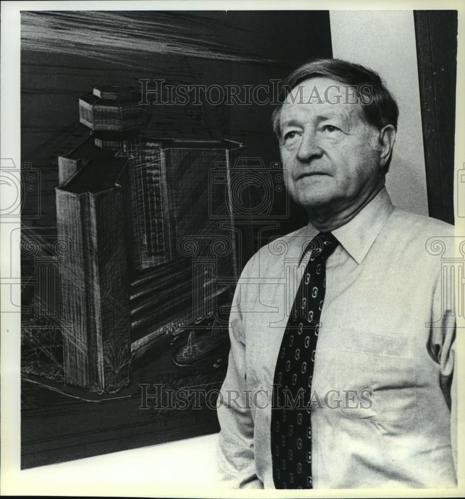 1980 Press Photo Cyrus Eaton, a businessman working with communist nations - Historic Images