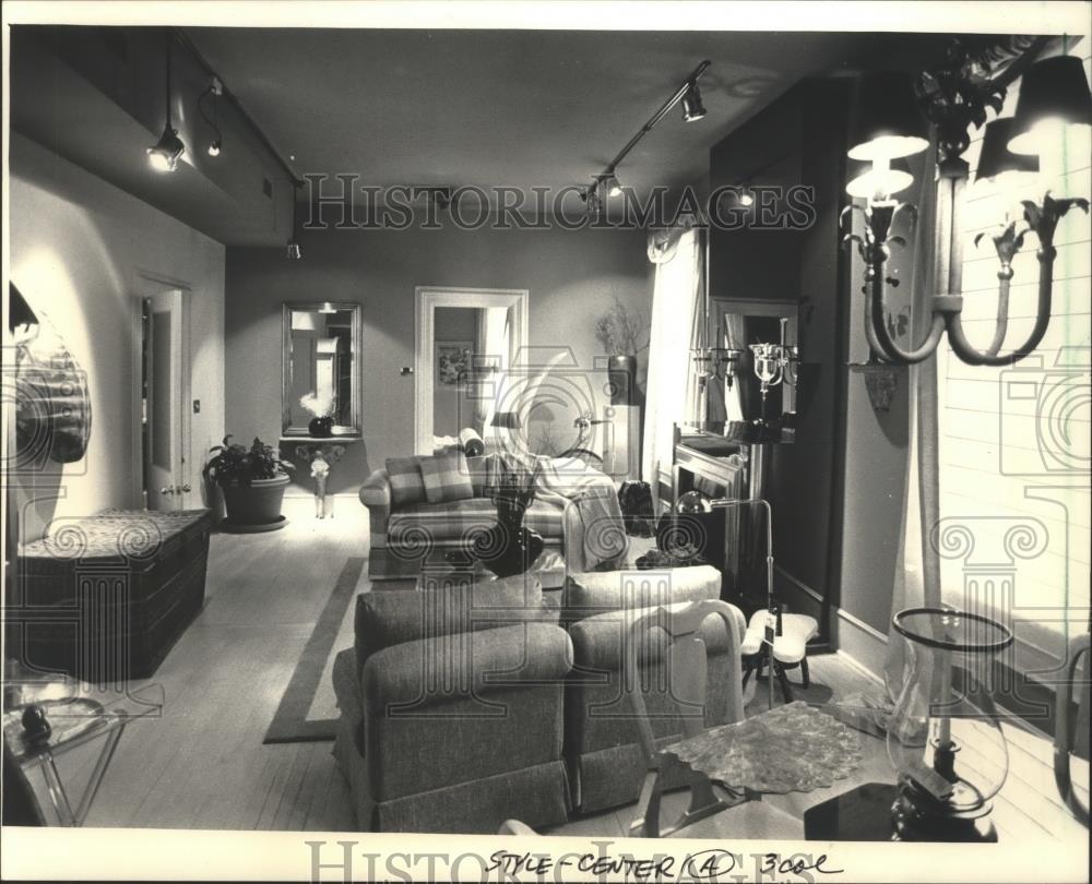 1987 Press Photo The Showrooms of HSI Design Studio are Located in New East Side - Historic Images