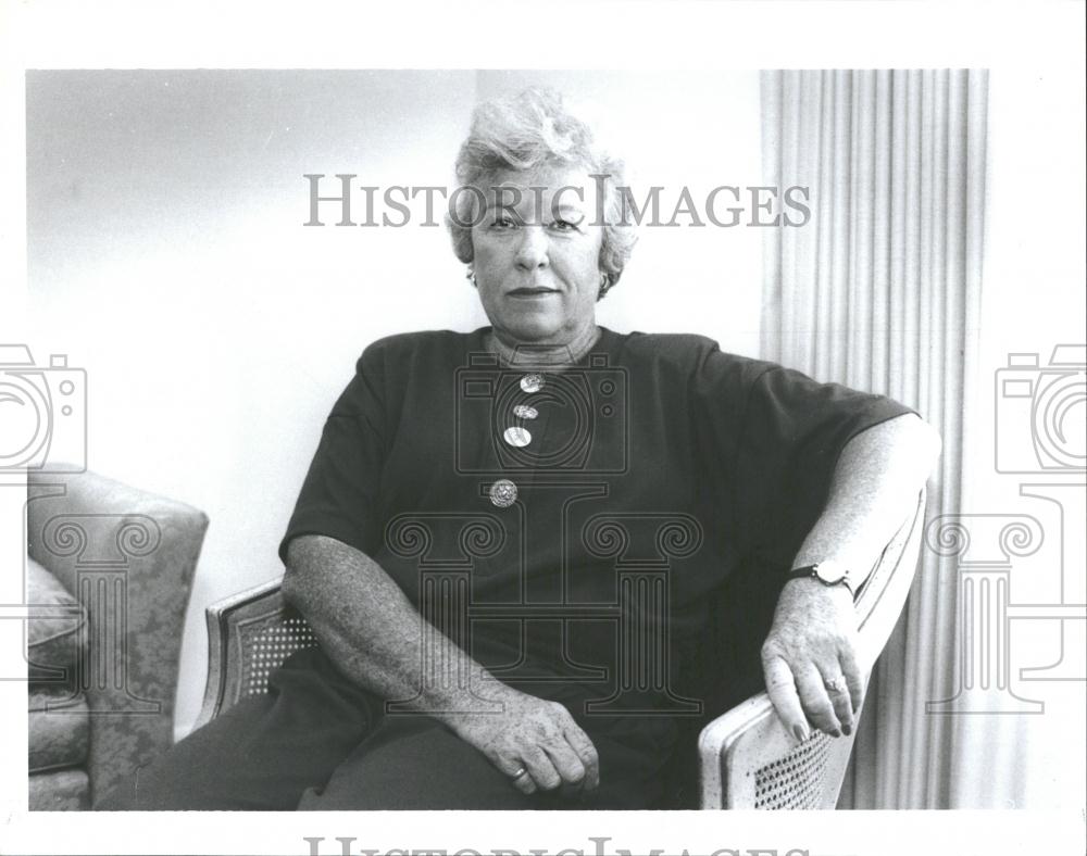 1991 Press Photo Beverly Wesner President Michigan PTA - RRV37809 - Historic Images