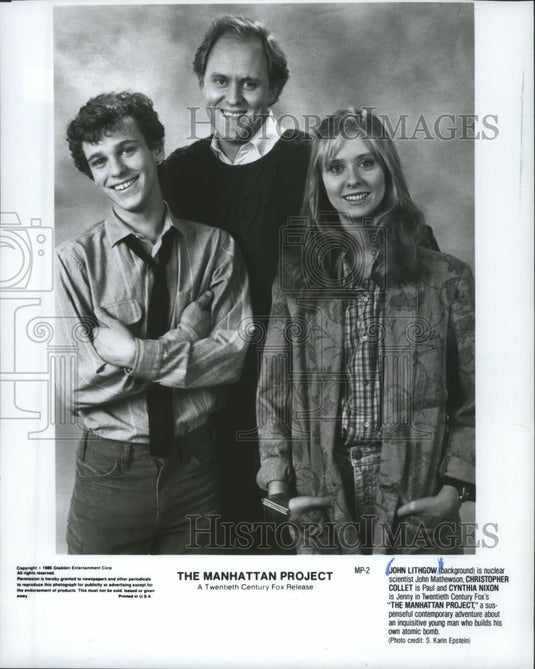 Press Photo John Lithgow, and others star in the The Manhattan Project - Historic Images