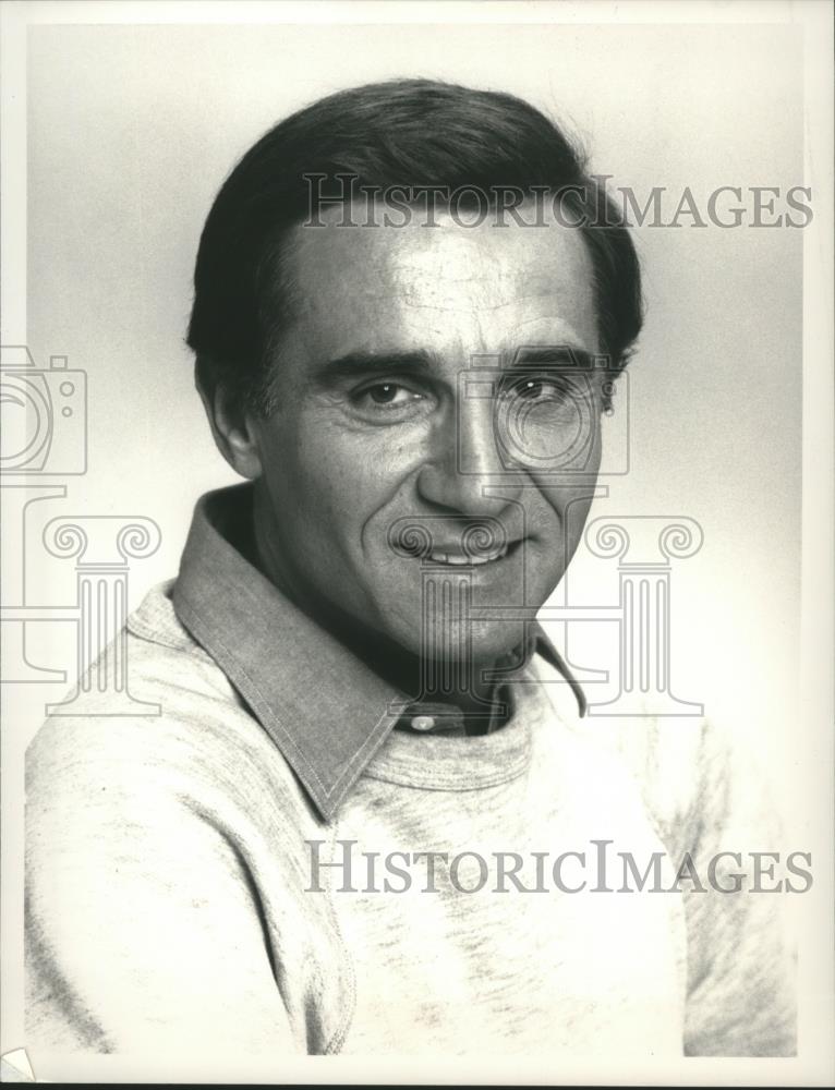 1987 Press Photo Tony Lo Bianco plays Andy Muricia in 'The Ann Jillian Story' - Historic Images