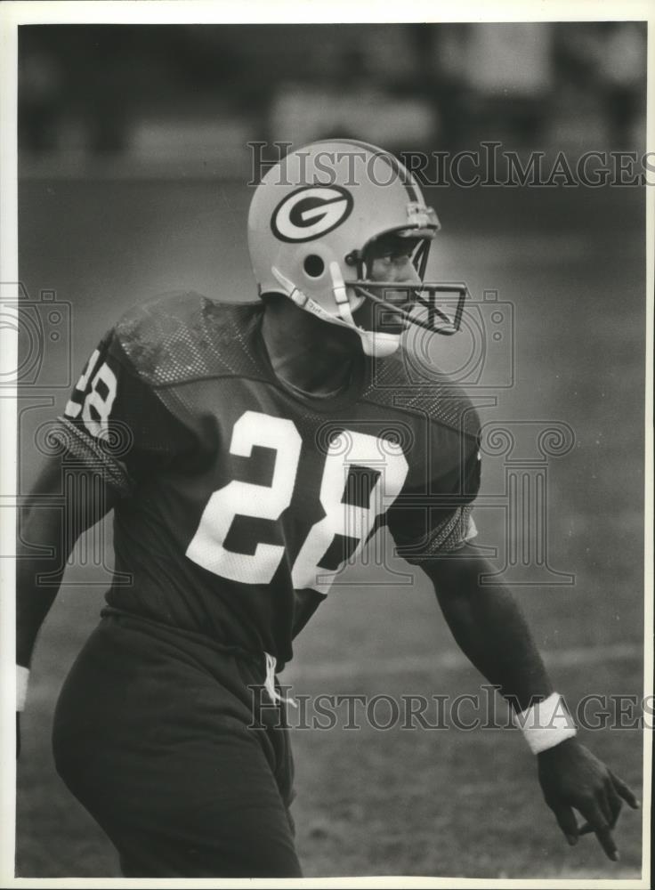 1982 Press Photo Virgil Livers, Green Bay Packers player - mjb06393 - Historic Images