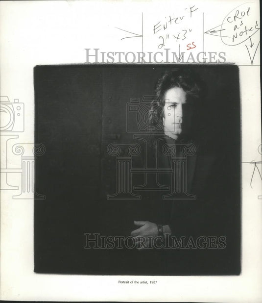 1990 Press Photo Portrait of Robert Longo - mjb06490 - Historic Images